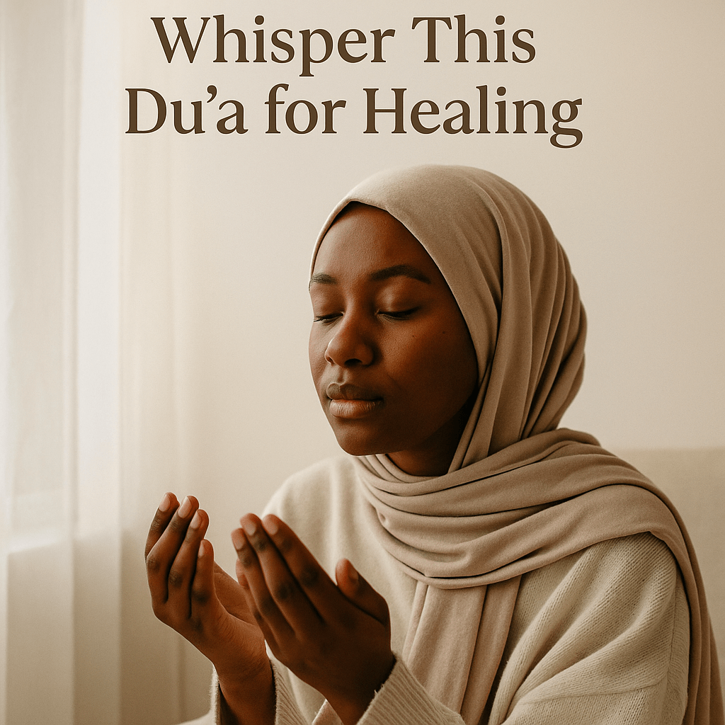 Muslim woman praying for emotional healing and strength in Islam